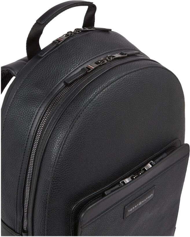 Tommy Hilfiger Zwarte herenrugzak met contrastdetails Black Unisex - Foto 3