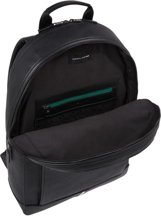 Tommy Hilfiger Zwarte herenrugzak met contrastdetails Black Unisex - Foto 4