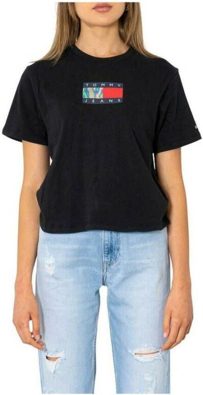 Tommy Jeans Tommy Hilfiger Jeans Women's T-shirt Zwart Dames