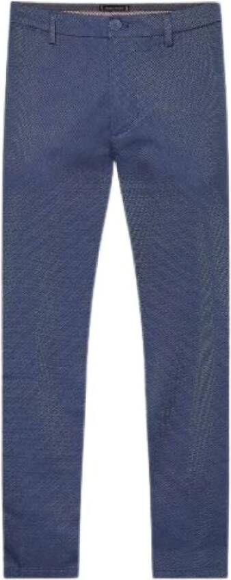Tommy Hilfiger Blauwe Chino Broek Slim Fit Blue Heren