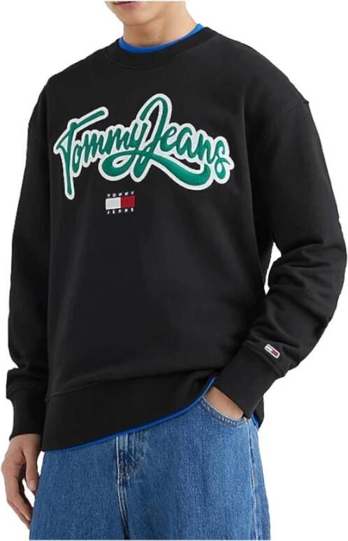 TOMMY JEANS Sweatshirt TJM RLX COLLEGE POP TEXT CREW