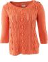 Tommy Hilfiger Chunky Cable Sweater voor vrouwen Orange Dames - Thumbnail 1