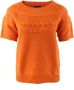 Tommy Hilfiger Oranje Katoenen Dames Top Orange Dames - Thumbnail 2