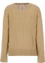 Tommy Hilfiger Trui met ronde hals SOFTWOOL CABLE C-NK SWEATER met -logo-borduursel - Thumbnail 5