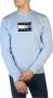 Tommy Hilfiger Heren Sweatshirt van Katoen Lange Mouwen Ronde Hals Blauw Heren - Thumbnail 1