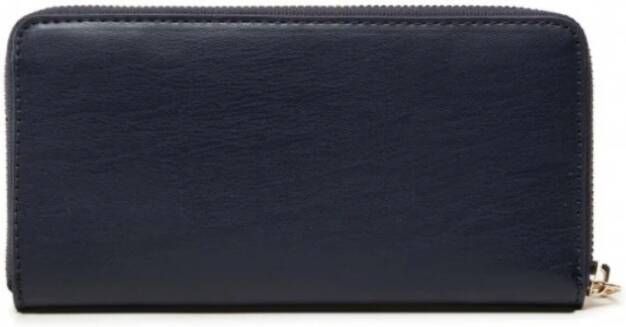 Tommy Hilfiger Blauwe Damesportemonnee met Ritssluiting Blue Dames