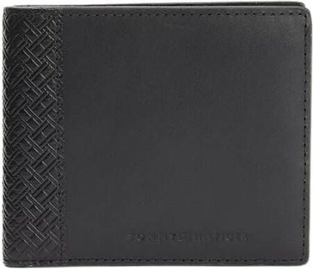 Tommy Hilfiger Heren Portemonnee Zwart Contrast Details Black Heren