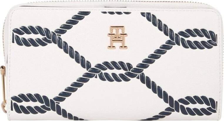 Tommy Hilfiger Tijdloze grote touwportemonnees Beige Dames