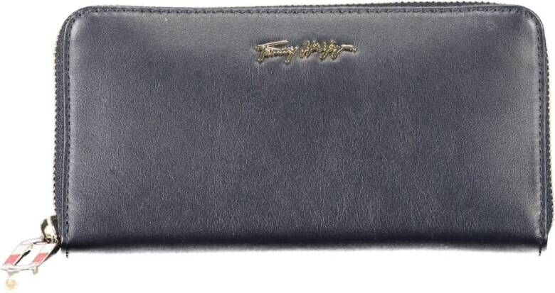 Tommy Hilfiger Portemonnee Leren portemonnee met meerdere compartimenten en logodetails
