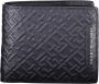 Tommy Hilfiger Heren Portemonnee Blauw Contrast Print Logo Blue Heren - Thumbnail 1