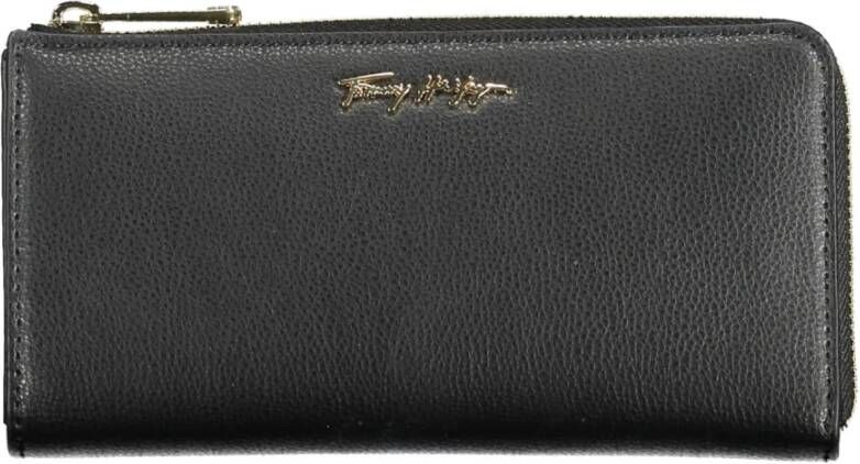 Tommy Hilfiger Portemonnee Polyethyleen portemonnee met meerdere compartimenten en logo