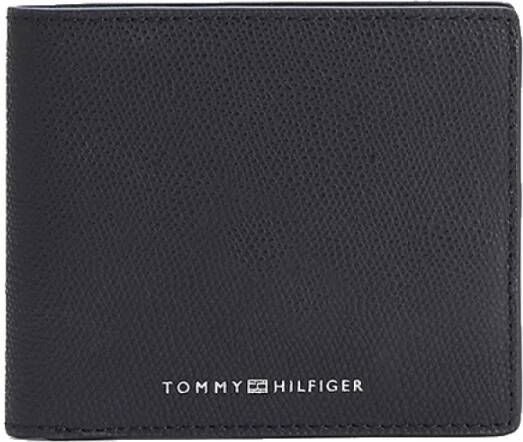 Tommy Hilfiger Heren Portemonnee Zwart Contrast Details Black Heren