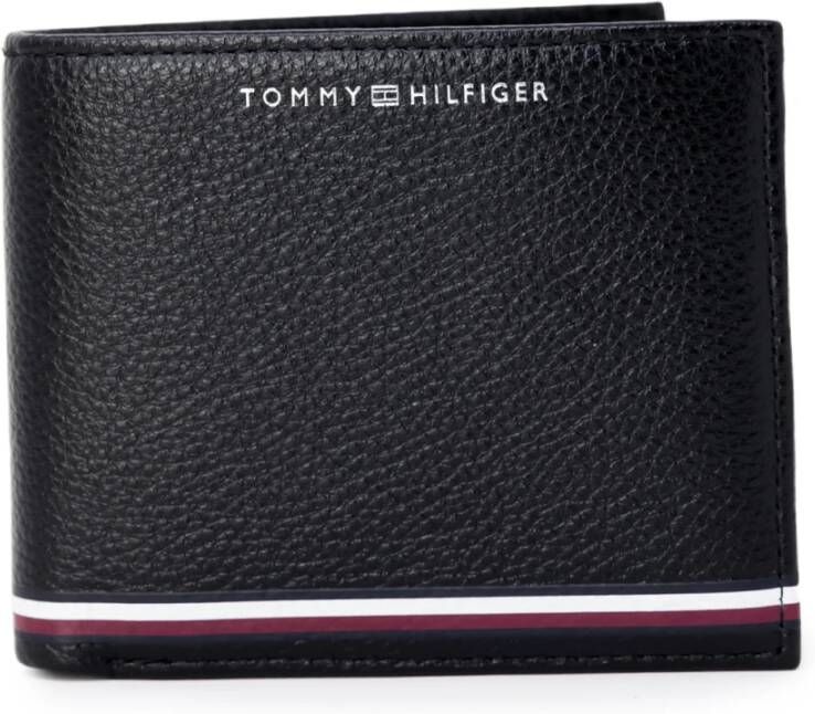 Tommy Hilfiger Heren Portemonnee Zwart Herfst Winter Collectie Black Heren