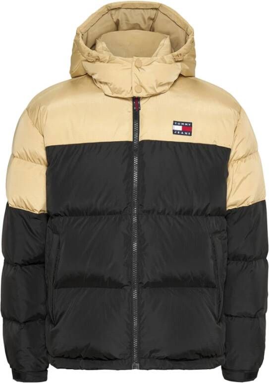 Tommy Hilfiger Zwarte gewatteerde jas met hoge kraag en capuchon Zwart Heren - Foto 2