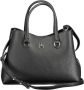 Tommy Hilfiger Zwarte polyester handtas met 2 handvatten en verstelbare schouderband Zwart Dames - Thumbnail 1