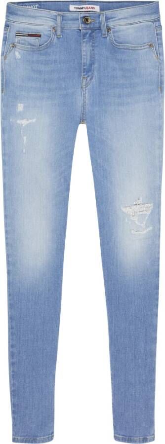 Tommy Jeans Stijlvolle Blauwe Denim Jeans voor Dames Blue Dames
