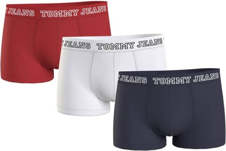 Tommy Hilfiger Underwear Trunk 3P TRUNK DTM met elastische tommy jeans-logoband (3 stuks Set van 3)