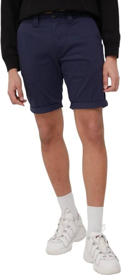 Tommy Jeans Casual Shorts Blauw Heren
