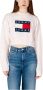 Tommy Jeans Tommy Hilfiger Dames Gebreide Kleding in het Roze Pink Dames - Thumbnail 3
