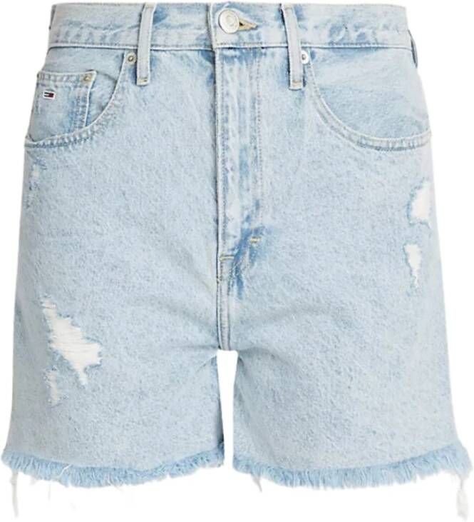 Tommy Jeans Denim Shorts Blauw Dames