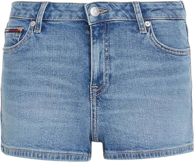 Tommy Jeans Denim Shorts Blauw Dames