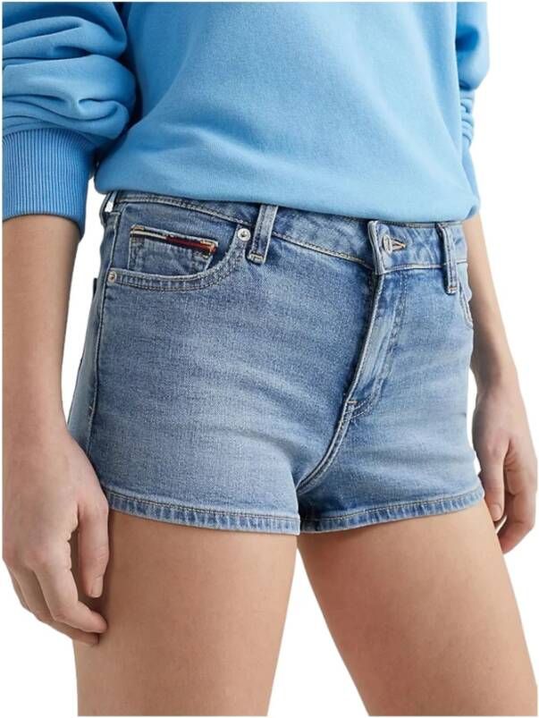 Tommy Jeans Denim Shorts Blauw Dames