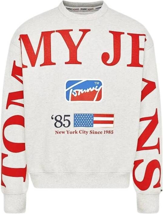 Tommy Jeans Sweatshirt met labelprint model 'COMFORT MODERN SPORT'