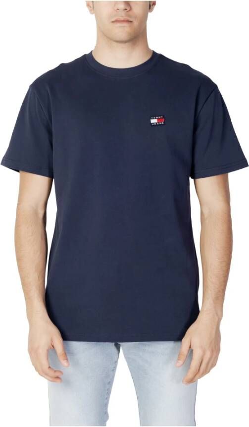 Tommy Jeans Heren Klassiek Tommy T-Shirt Blauw Heren