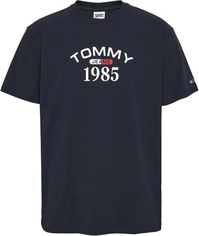 Tommy Jeans Heren T-shirt in blauw van Tommy Hilfiger Jeans Blauw Heren