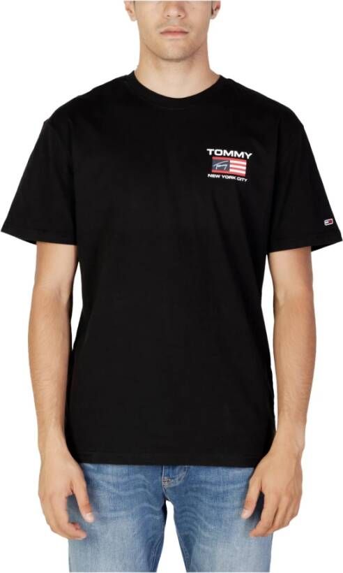 Tommy Jeans Heren Klassiek Atletisch T-Shirt Zwart Heren
