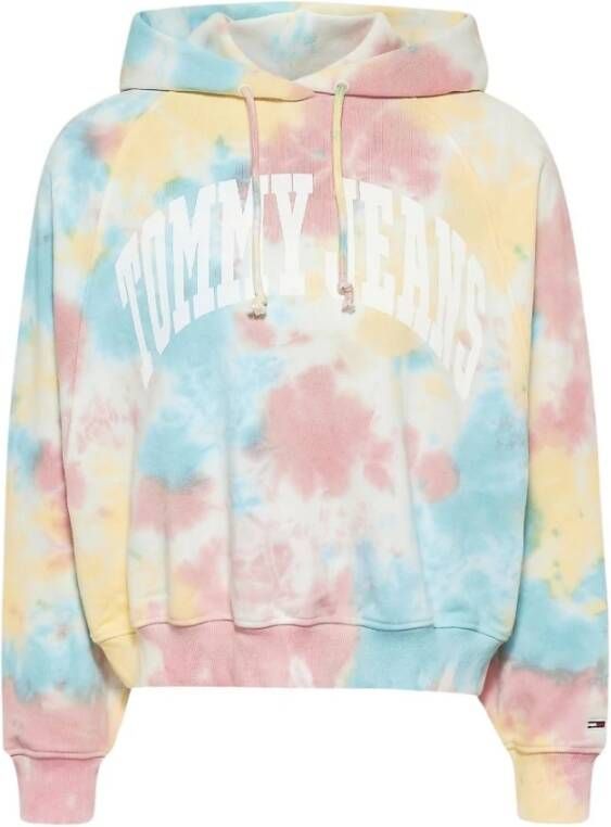 Tommy Jeans Hoodie Blauw Dames