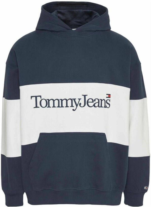 Tommy Jeans Hoodie Blauw Heren