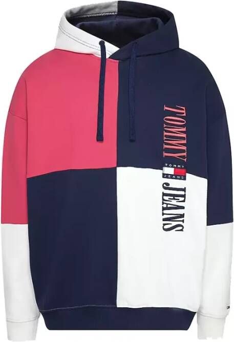 Tommy Jeans Hoodie Blauw Heren