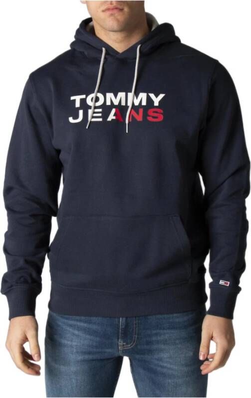 Tommy Jeans hoodie Blauw Heren