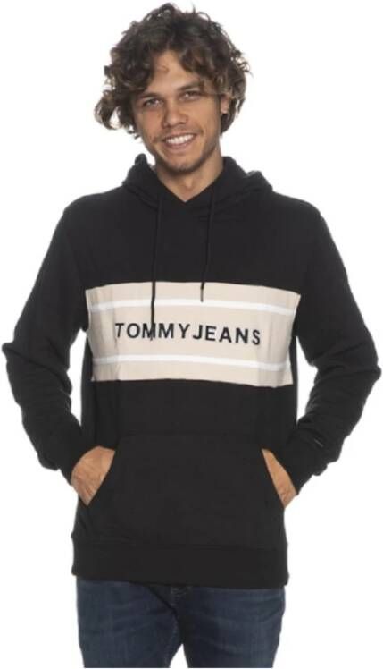 Tommy Jeans hoodie dm0dm09651 Zwart Heren