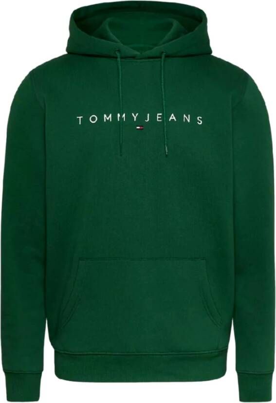 Tommy Jeans Hoodie Green Dames