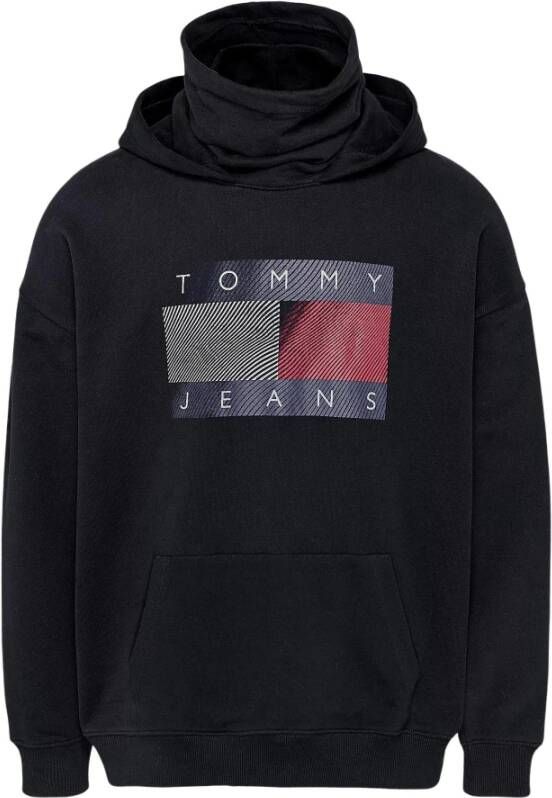 Tommy Jeans Heren Zwart Print Sweatshirt Black Heren