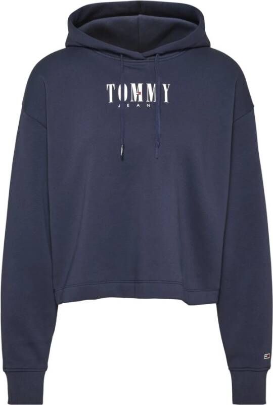 Tommy Jeans Hoodies Blauw Dames