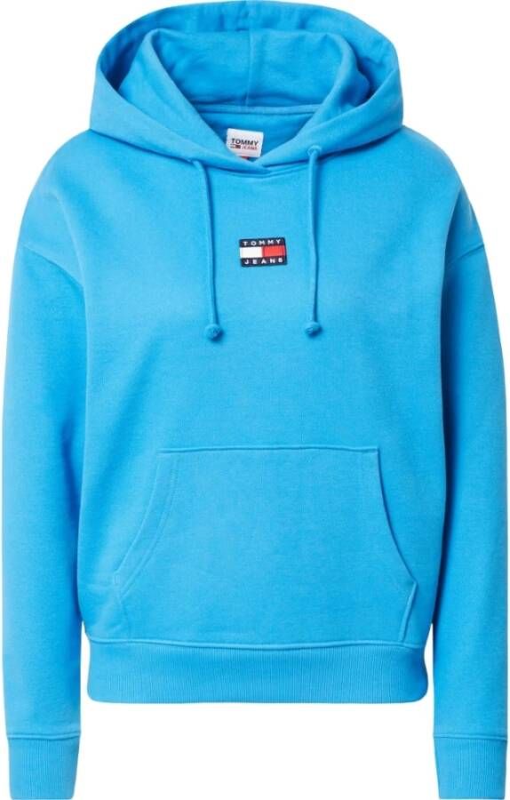 Tommy Jeans Hoodies Blauw Dames