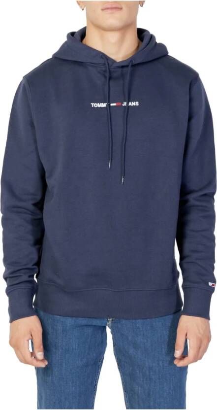 Tommy Jeans Hoodies Blauw Heren