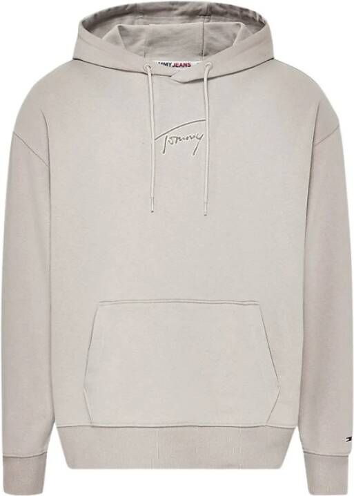 TOMMY JEANS Dames Truien & Vesten Tjw Essential Logo 2 Hoodie Beige
