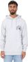 Tommy Hilfiger Reg Arched Logo Hoodie Gray Heren - Thumbnail 3