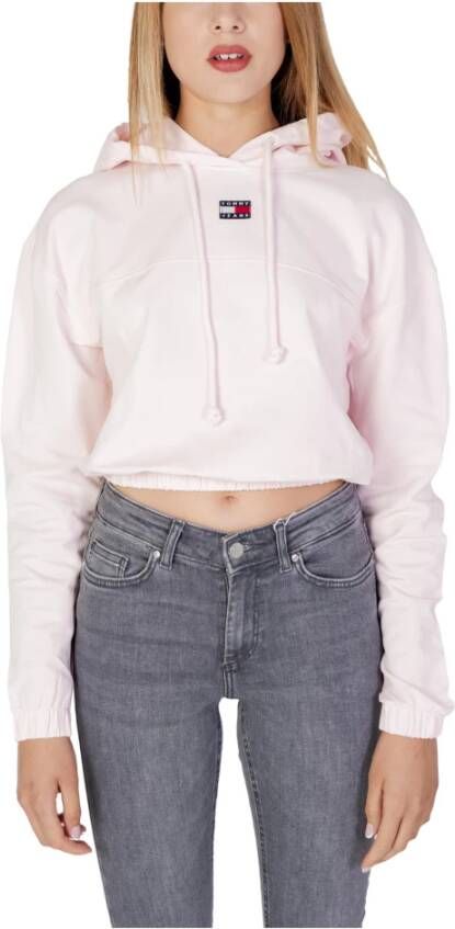 Tommy Jeans Roze Sweatshirt voor Dames van Tommy Hilfiger Jeans Pink Dames