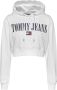 Tommy Jeans Tommy Hilfiger Jeans Women's Sweatshirt Wit Dames - Thumbnail 1