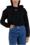 Tommy Jeans Dames hoodie met lange mouwen Black Dames - Thumbnail 5