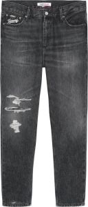 Tommy Jeans Men Clothing Jeans Denim Black Ss23 Zwart Heren