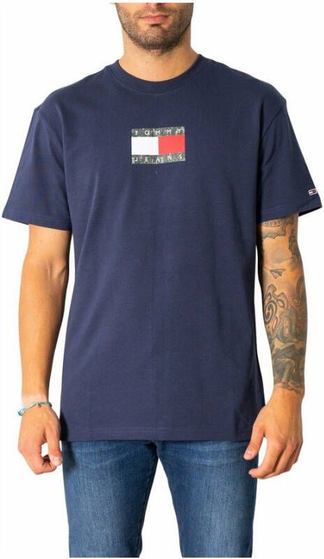 Tommy Jeans Tommy Hilfiger Jeans Men's T-shirt Blauw Heren