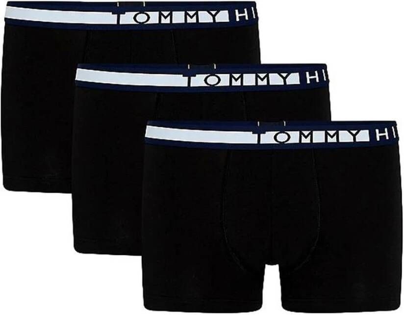 Tommy Jeans Pack 3 Boxers Trunk 01234 Zwart Heren