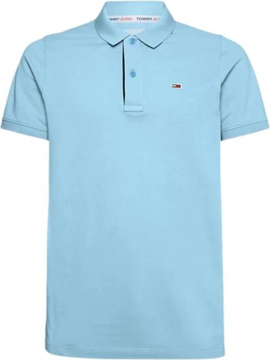 Tommy Jeans Polo Shirt Blauw Heren