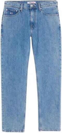Tommy Jeans Rechte Pijp Jeans Comfortabel en Stijlvol Blauw Heren